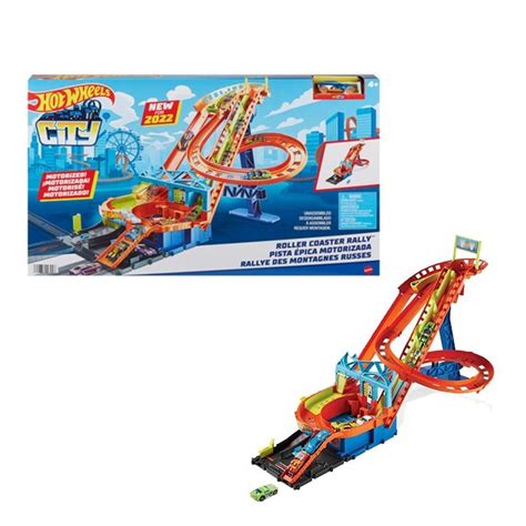 Jual Hot Wheels Hotwheels Roller Coaster Rally Track Original Mattel Mainan Trek Seluncuran