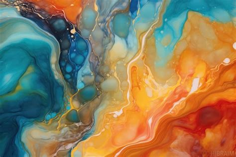 Premium Photo Natural Luxury Abstract Fluid Art Painting In Alcohol