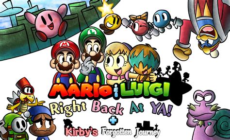 Thought Of A Mario And Luigi Crossover With Kirby But With A Mix From The