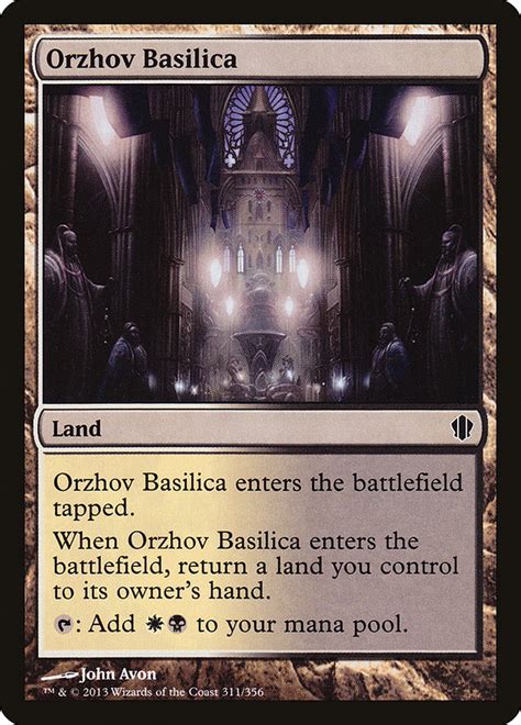 Orzhov Basilica Commander 2013 Mtg Print