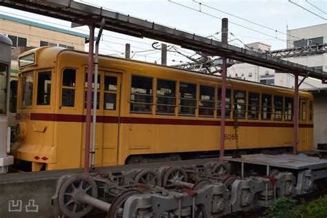 都電6000形6086号と保管車たち 荒川車庫 凹凸プラ陳列館