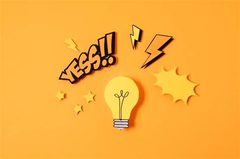 Идея концепции с лампочкой | Бесплатно Фото