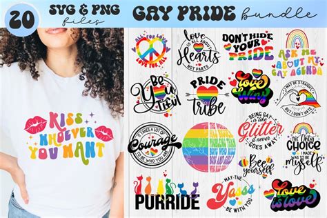 Gay Pride Svg Bundle Lgbtq Pride Svg Files For Cricut