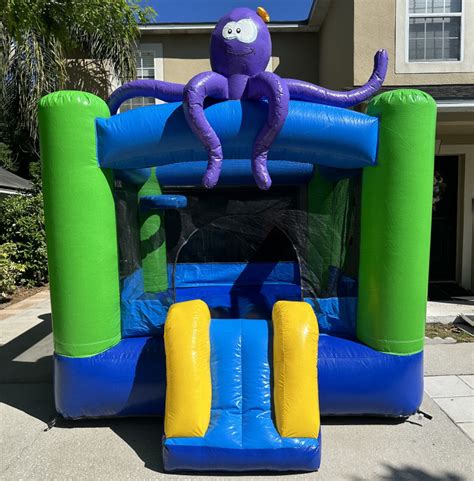 Lil Octopus Toddler Bounce House Happy Daze Party Rentals Groveland Fl