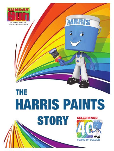 Harris Paints Story Celebrating 40 Years Of Colour By Nation