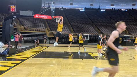 Sights and sounds from Iowa men’s basketball practice