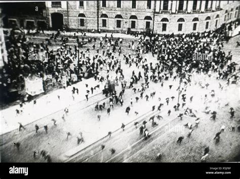 Scene from the film "October: Ten Days That Shook the World" by Sergei ...