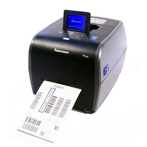 Intermec PC43T Thermal Desktop Label Printer LCD Display W Real Time