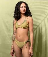 Trillium Izzy Double Layer Beige Triangle Bikini Top Plaza Las Americas