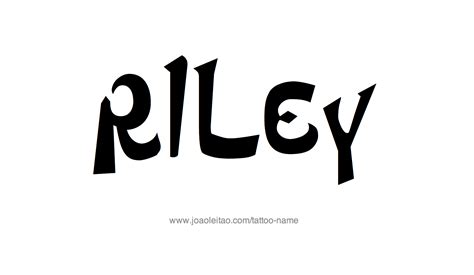 Riley Name Tattoo Designs