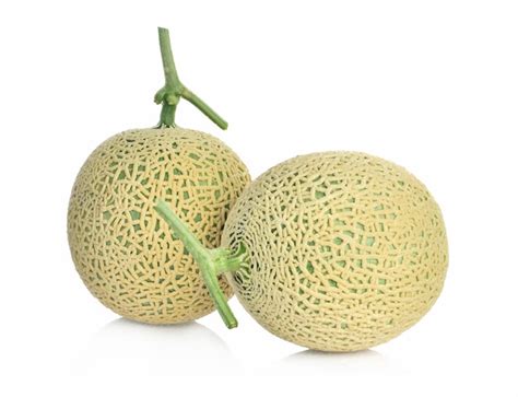 Premium Photo Cantaloupe Melon On White Background