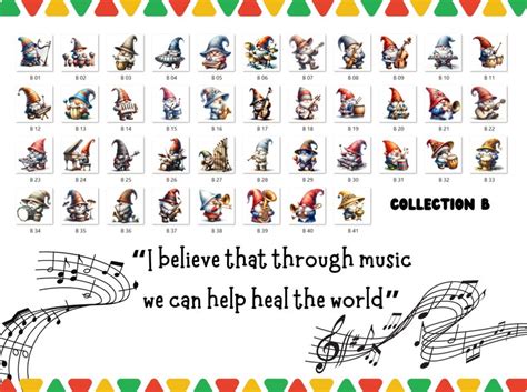 Gnomes With Music Instruments Clipart 41 High Quality Pngs Nursery