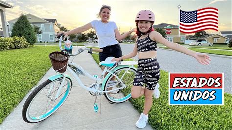 GANHEI MINHA PRIMEIRA BICICLETA ROTINA NOS ESTADOS UNIDOS