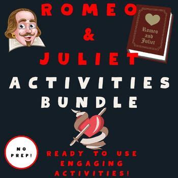 Romeo And Juliet By William Shakespeare Novel Study Bundle Google Slides