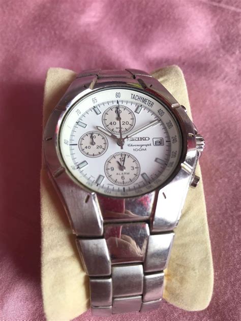 Seiko Chronographno Batterycondition 710 Or Can Swap Mens Fashion