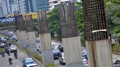 Foto Penyebab Proyek Monorel Mangkrak