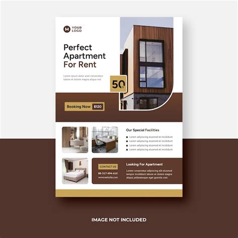 Premium Psd Apartment Flyer Template Design A4