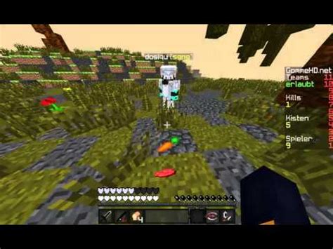 Erstes Video Minecraft Survival Games Youtube