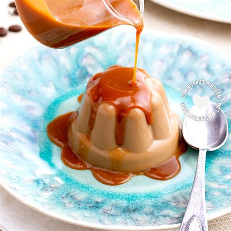 Cremoso Fácil Pudín de Café con Dulce de Leche