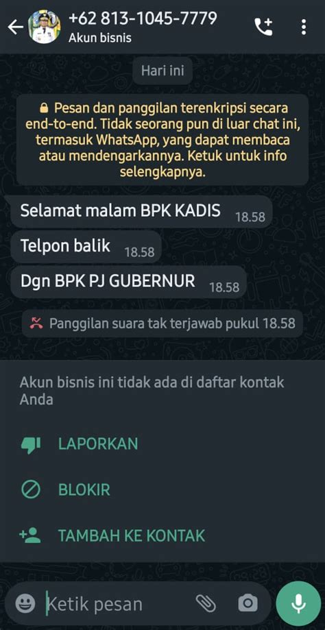 Hati Hati Penipuan Mengatasnamakan Penjagub Hamka Berita Gorontalo