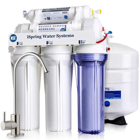 Ispring Nsf Certified 5 Stage Reverse Osmosis Water Filter System Reduces Pfas Chloramine