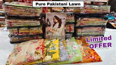 Pure Pakistani Lawn Cotton Wholesale Dress Materials Hyderabad Online