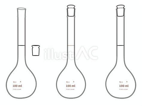 volumetric flask drawing