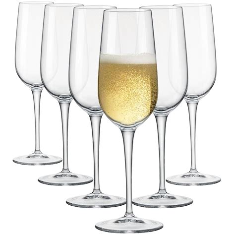 190ml Spazio Champagne Flutes Pack Of 6