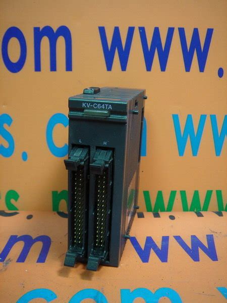 KEYENCE PLC KV C64TA OUTPUT MODULE 裕益科技自動化設備可程式編碼器PLC分散式控制系統DCS