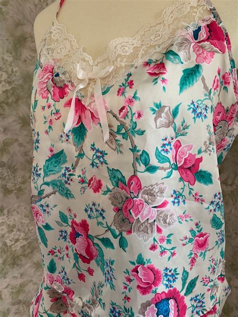 M Vintage Floral Lingerie Set Dreamwear Cami S Gem