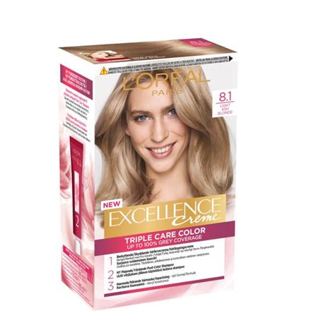 Loreal Excellence Creme Light Ash Blonde Keskivaalea Tuhka