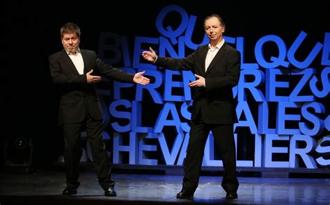 Photo Les humoristes Philippe Chevallier et Regis Laspalès sur le