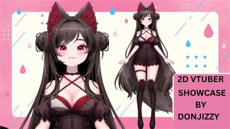 Draw And Rig 2d Anime Vtuber Character Live2d 2d Vtuber Model Vtuber