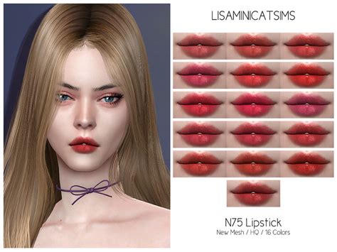 Lmcs N75 Lipstick Hq The Sims 4 Catalog