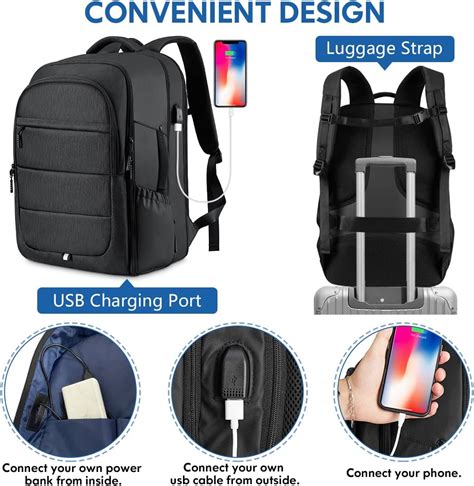 Mochila De Viaje Para Hombres Y Mujeres Mochila De Mano Aprobada Para