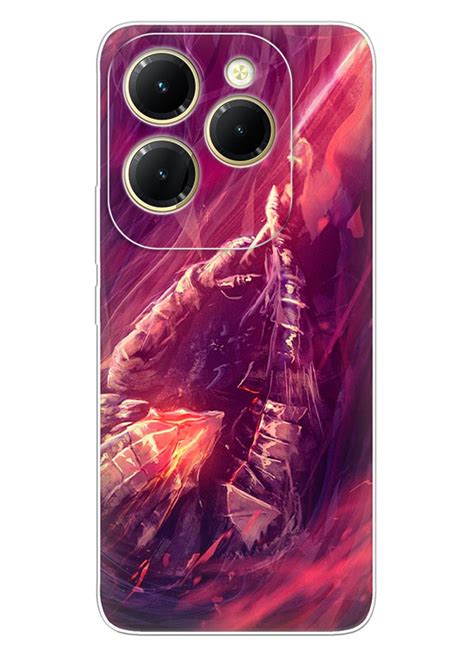 Infinix Hot 40 Pro чохол Берсерк Берусеруку Berserk Beruseruku Гатс у обладунках та з мечем воює