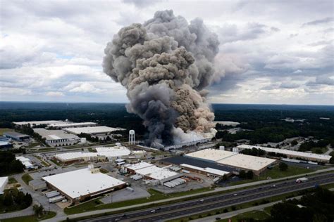 Federal Agency Investigating Chemical Plant Fire In Georgia After Evacuations The Epoch Times