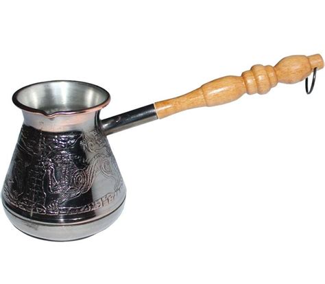 Турка мідна "Барс" 400мл з дерев'яною ручкою