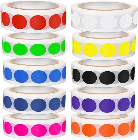 Amazon Pcs Round Color Coding Labels Circle Dot