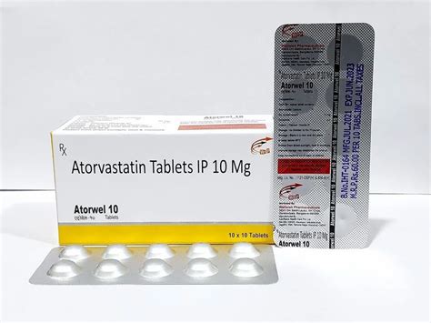 Rovatin 10 Atorvastatin Tablet 10mg, Focus Healthcare at Rs 30/stripe ...