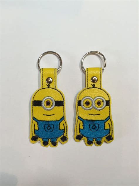 Minion Keychains Keychain Etsy Minions