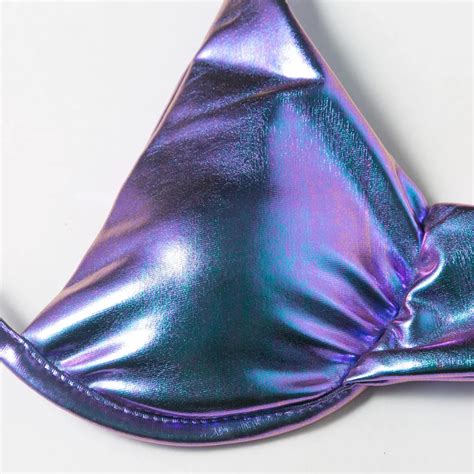 In X Sexy Micro Bikini Set Push Up Swimsuit Female Shiny Bikinis Underwire Swimwear