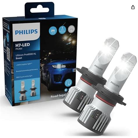 2 Stück Philips Ultinon Pro 6000 Boost H7 LED