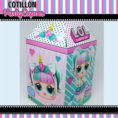 CAJA PERSONALIZADA PARA SORPRESITAS Y GOLOSINAS MODELO CIRCO XL