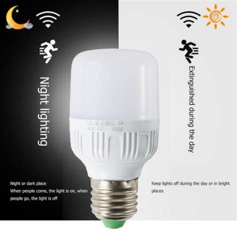 It E27 5W 7W 9W 12W 15W LED Night Light Bulb Smart PIR Motion Sensor