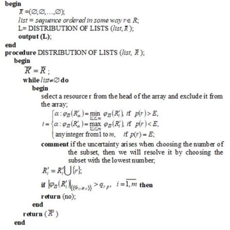 general view   list algorithm  scientific diagram