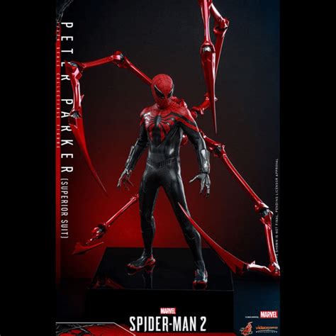 Spider Man Peter Parker Superior Suit Video Game Masterpiece Hot Toys Frikanime