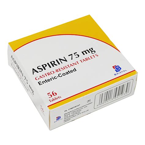 Buy Aspirin E/C 75mg 56 Tablets | Pain Relief | Online Pharmacy UK