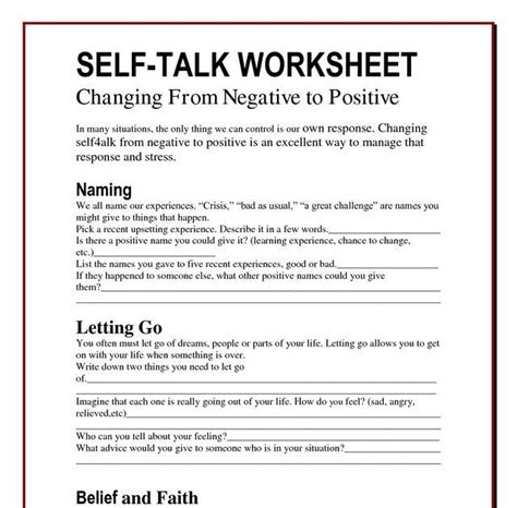 Anxiety Buster Worksheet Free Printable To Help With Printable My