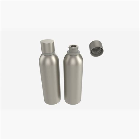 Metal Drink Bottle Mockup 3D model - Download Tableware on 3DModels.org